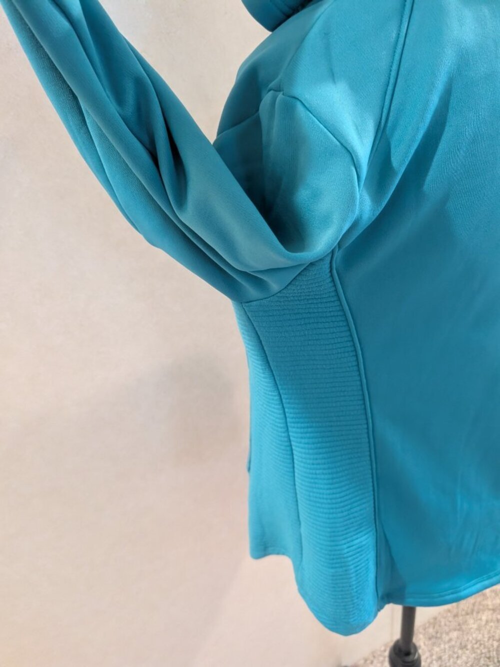 Tek Gear Aqua Quilted Fleece Lined Hooded Jacket Small Women's Zip Up - Picture 6 of 7